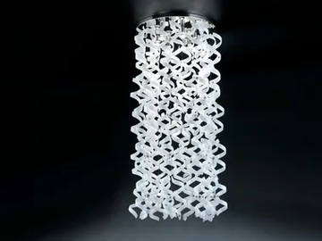 ASTRO - Crystal ceiling lamp by Metal Lux - view 2